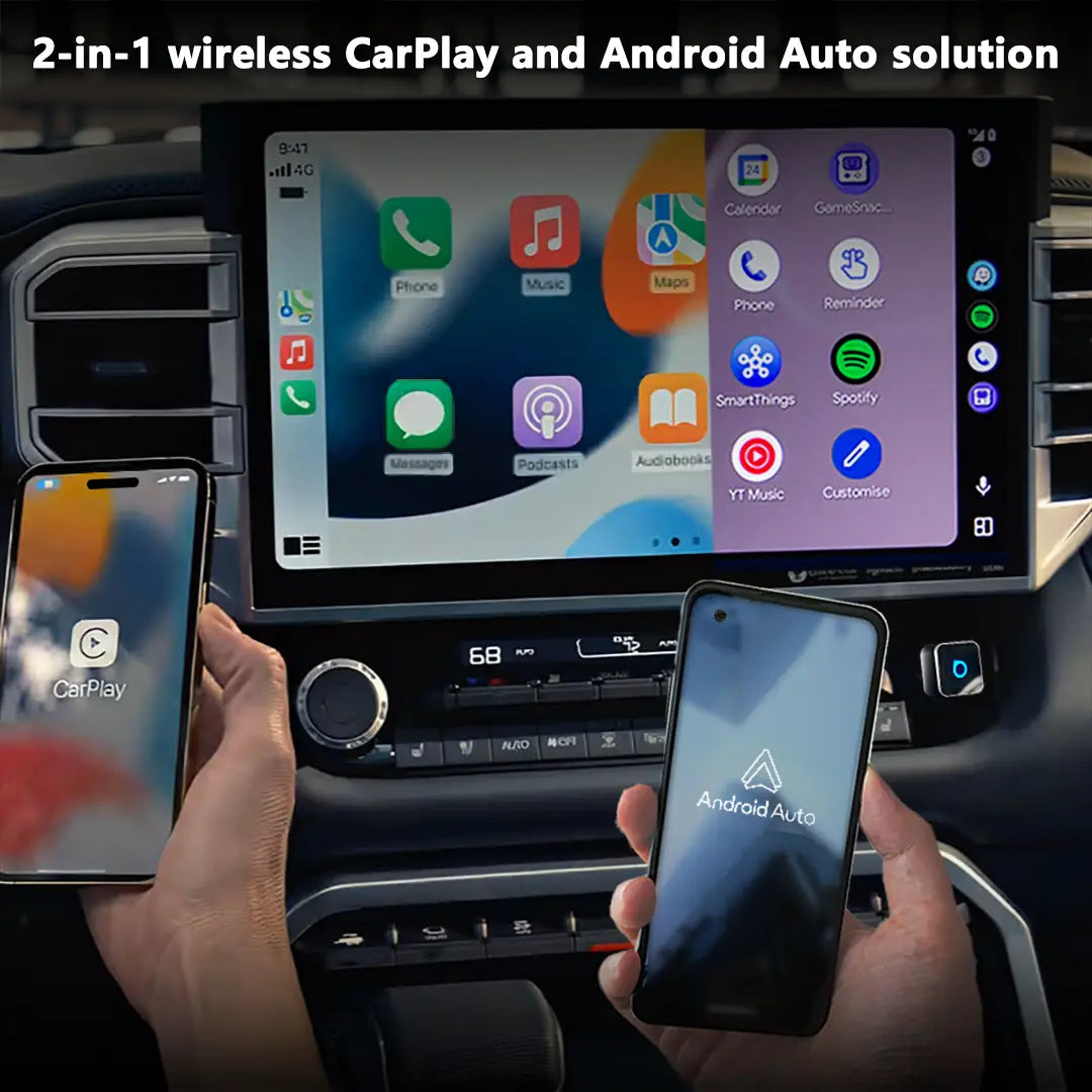Ottocast Mini 3.0 Ultra Cube vezeték nélküli CarPlay Android Auto adapter
