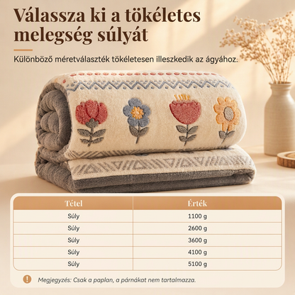 🛏️ Double-Sided Sherpa Fleece Comforter – Vastag, meleg téli paplan, puha bársonyos tapintással ❄️