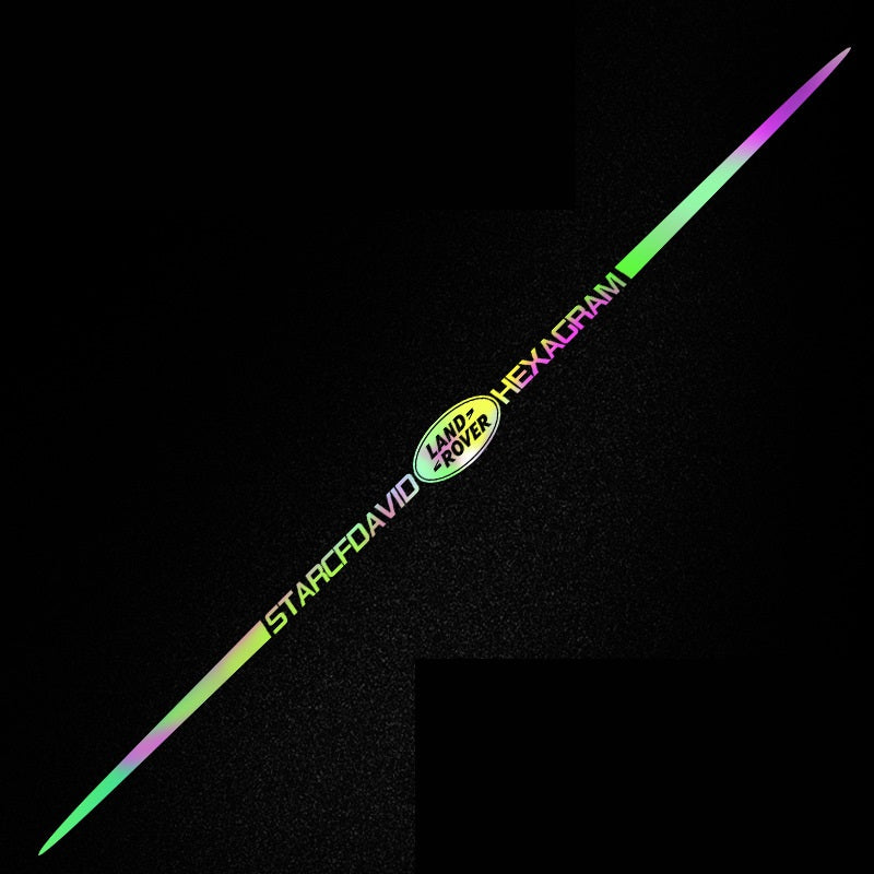 3D színes lézerfényvisszaverő autómatricák 4 db