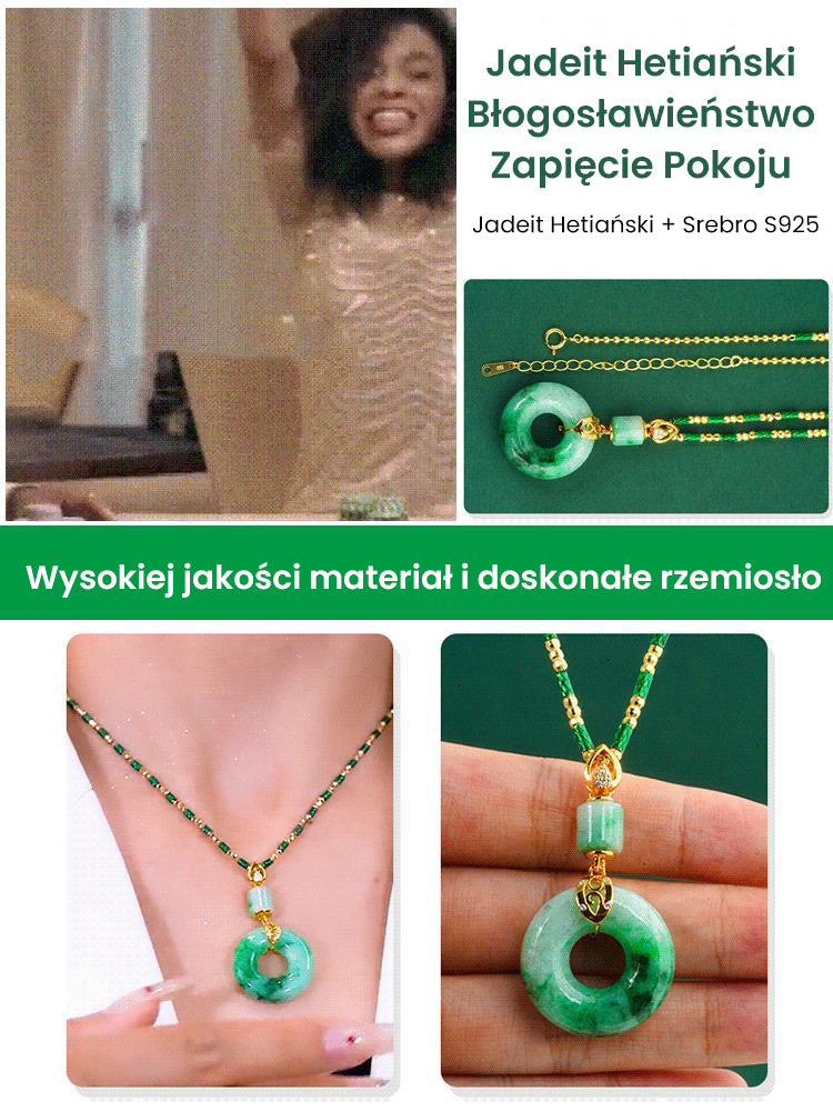 ✨Nyugodt ékszer jade medállal