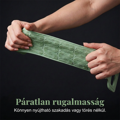 🛁 Kényelmes szilikon hátmosó kefe – Könnyebb tisztálkodás hajolgatás nélkül
