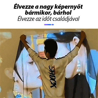 Összecsukható tükröződésmentes képernyő