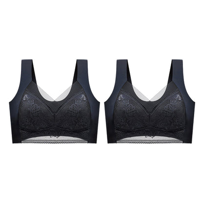 👙 Szuper kényelmes és puha női csipkés melltartó acélgyűrű nélkül【✨1 + 1 ingyenes】