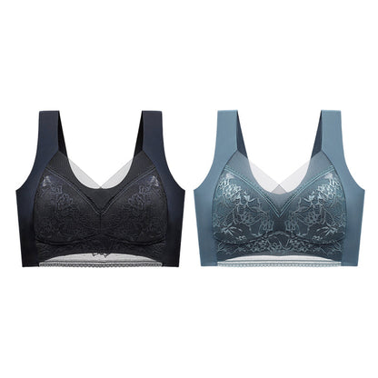 👙 Szuper kényelmes és puha női csipkés melltartó acélgyűrű nélkül【✨1 + 1 ingyenes】