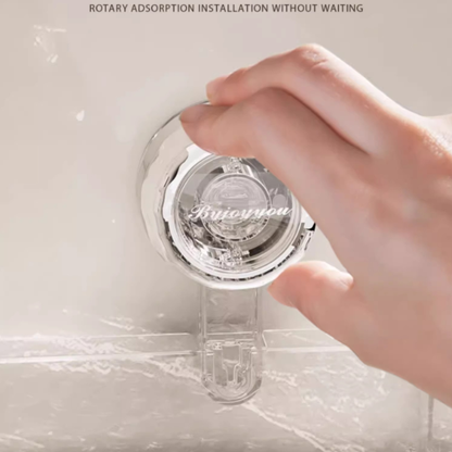 Fúrásmentes, átlátszó fali tároló: Fúrásmentes, kivehető, multifunkcionális háromszög és téglalap alakú tároló