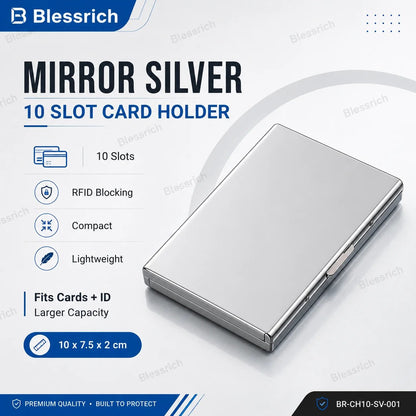 RFID blokkoló fém kártyatartó