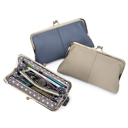 Hosszú pénztárca valódi bőrből