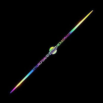 3D színes lézerfényvisszaverő autómatricák 4 db