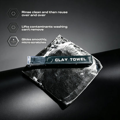✨Clay Towel - 12"x12" Brushed Microfiber