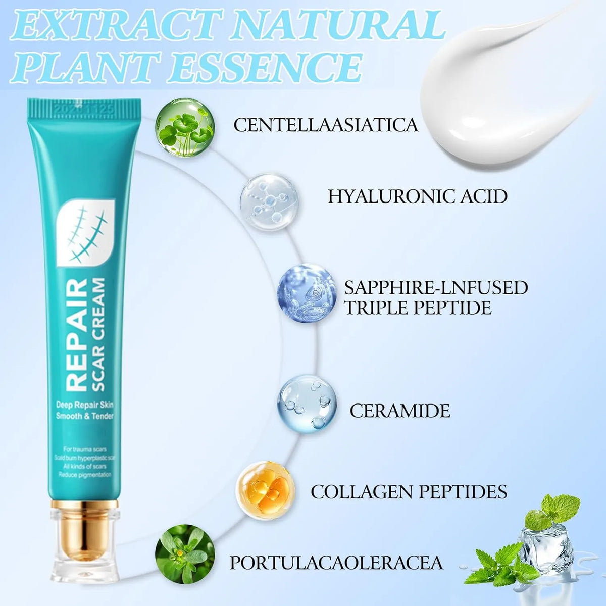 🔥Utolsó nap 50% KEDVEZMÉNY - 🩹Alcuras® Advanced Scar Repair Cream✨