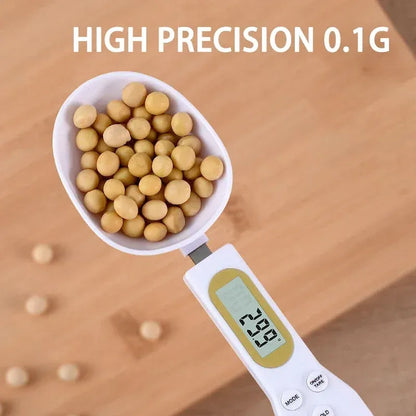 Electronic spoon with scales