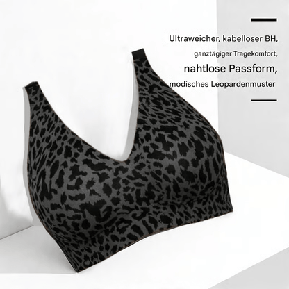 🏆🔥Ultra feszesítő, merevítő nélküli leopárdmintás melltartó | Női merevítő nélküli melltartó 👍Nincs több megereszkedett mell