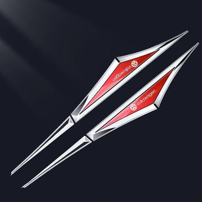 Kreatív horganyzott fém autómatricák✨2 db✨