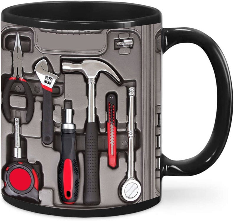 ⚡CYBER HÉTFŐI AKCIÓ🔧⚡Mechanikus Szerszámosláda Bögre🍵