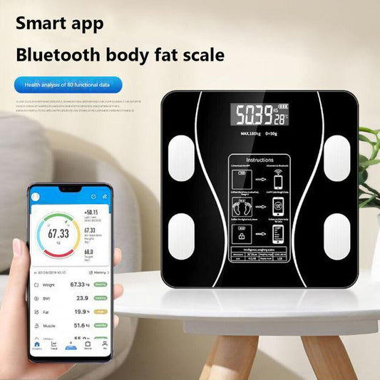 🏅🔥Súly és testzsír intelligens digitális mérleg
