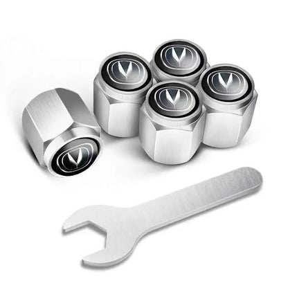 🔥Szelepkupakok autógumikhoz (5 db + 1 villáskulcs)