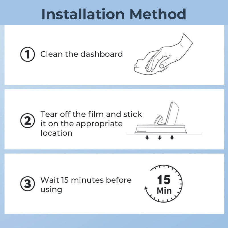 Telefontartó a műszerfalra