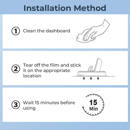 Telefontartó a műszerfalra