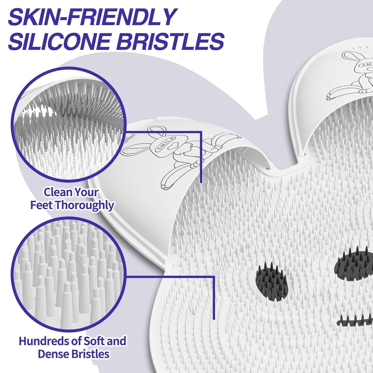 Extra nagyméretű zuhanyláb-súroló szőnyeg