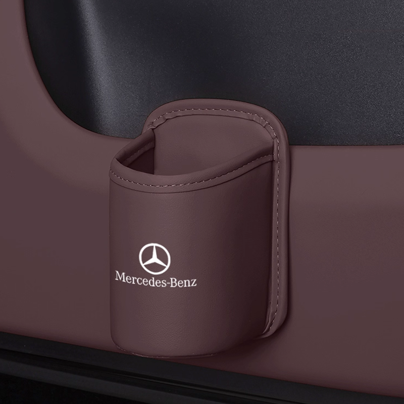 Velora Bőr pohártartó – Könnyen felszerelhető, testreszabható logóval