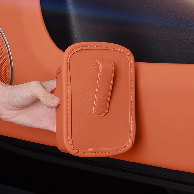 Velora Bőr pohártartó – Könnyen felszerelhető, testreszabható logóval