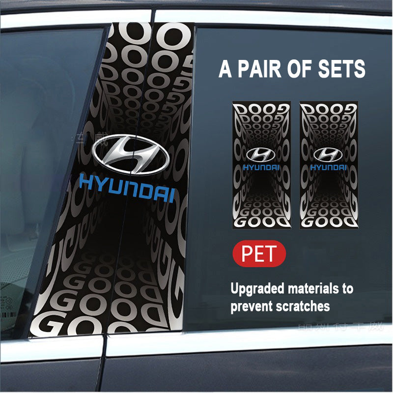 🔥Kiárusítás🔥2025-ös autó kreatív B-oszlop módosító HD védőfólia (2 db)