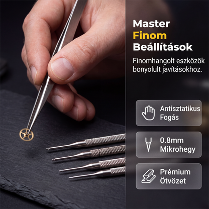🛠️ Teljes 72 darabos órajavító készlet – 🕰️ Professzionális, precíziós karbantartás és gondtalan barkácsolás otthon ✨🔧