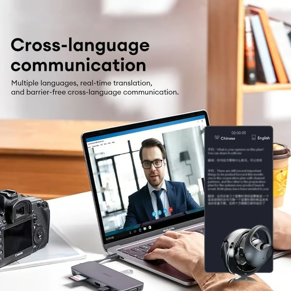 🏆Legnépszerűbb 1. számú termék ⏰ Utolsó nap 💎 OWS Bluetooth 5.4 vezeték nélküli fejhallgató mesterséges intelligenciával történő fordítással (iOS és Android rendszerre)