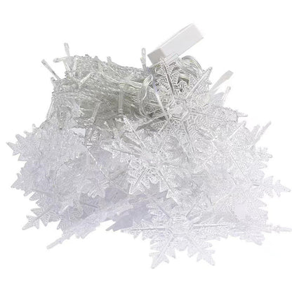 📢📢50% KEDVEZMÉNY!!⏰⏰Hópelyhes LED függönylámpák