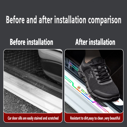 ✨Akril lézeres autó küszöbfóliák🎉4 db🎉
