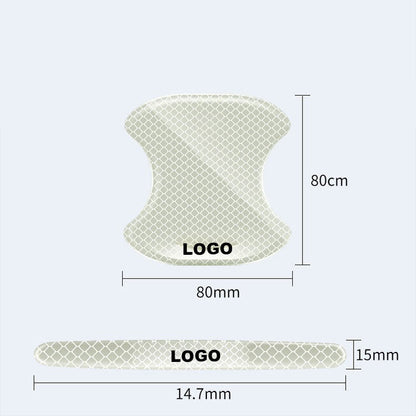 Autóajtó kilincs matrica (ajtópanel + ütközésgátló csík / 8 darabos készlet)