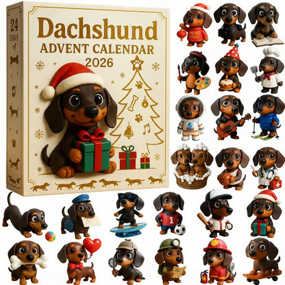 🎄🐾 Tacskó adventi naptár 2026-ra 🐶✨