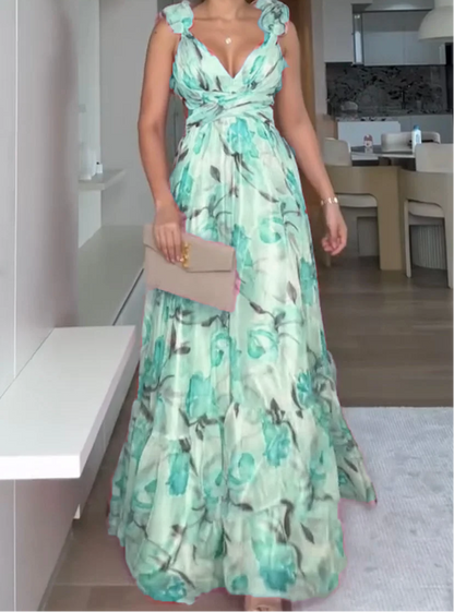 🍓Szexi és elegáns redős ruha mintával