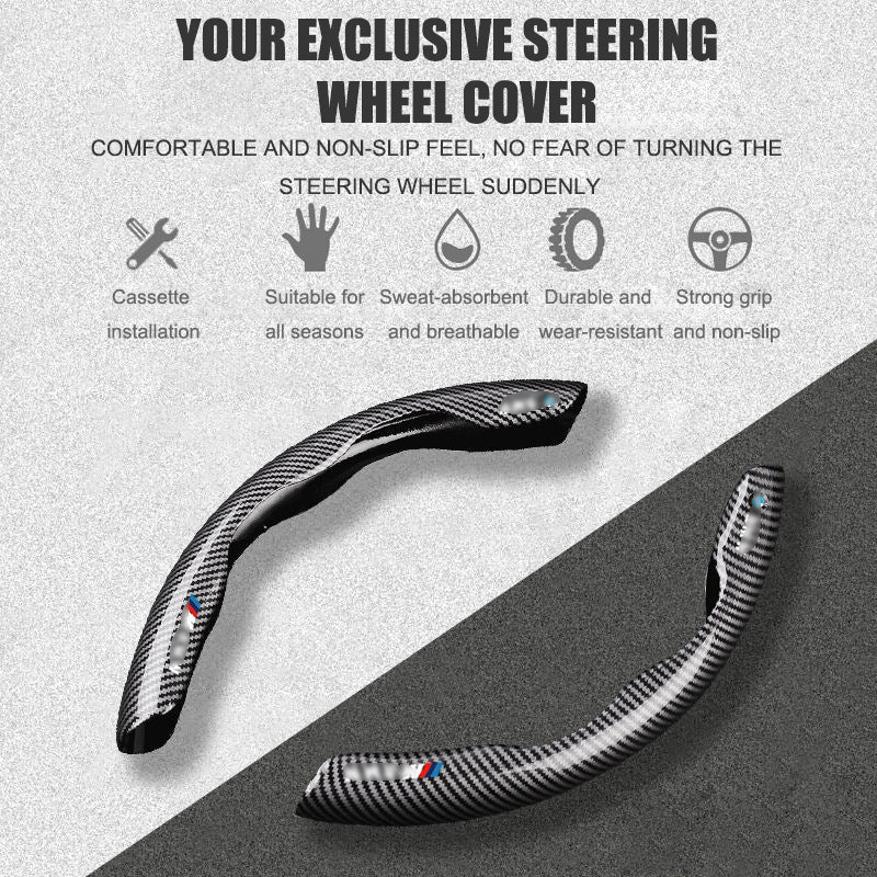 🔥Új univerzális karbon kormánykerék borítás (2 db)❗Minden modellhez illik