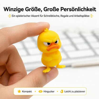 😠 Angry Duck asztali figura – Dobj fel egy vagányságot az asztalodra! 🐥
