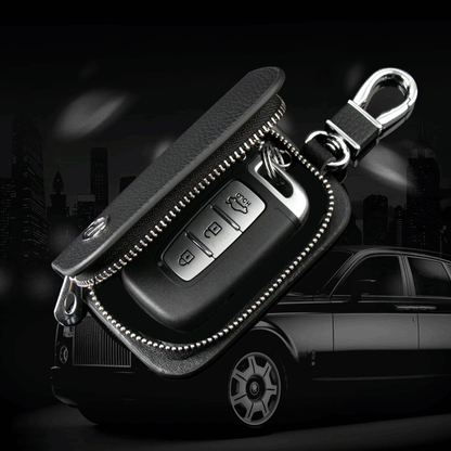 Bőr autókulcstartó