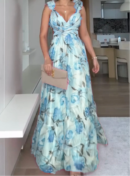 🍓Szexi és elegáns redős ruha mintával