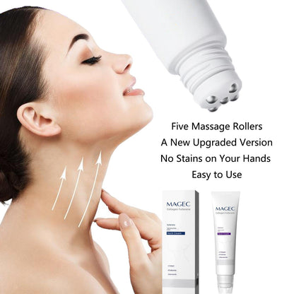 💰🔥Vásárolj 1-et, kapsz 2-t ingyen🎁Feszesítő nyakkrém kollagénnel és fullerénekkel - csökkenti a ráncokat és a tokát, öt hengerrel a teljes test masszázsáért
