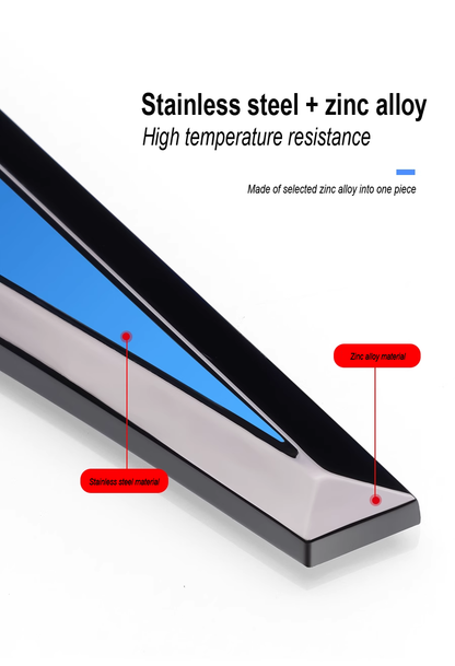Kreatív horganyzott fém autómatricák✨2 db✨