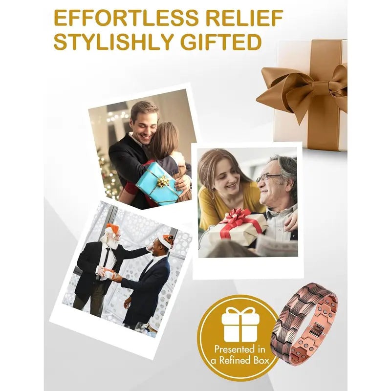 Réz mágneses karkötő —— Enyhíti a fáradtságot és elősegíti a vérkeringést