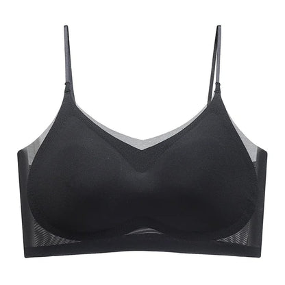【M-4XL】❄️Egyszerű, ultravékony, plus size bársony melltartó