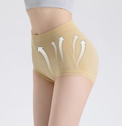 🔥🩲(7 darab) Utolsó nap - 50% kedvezmény - Antibakteriális magas derekú hasformáló bugyi