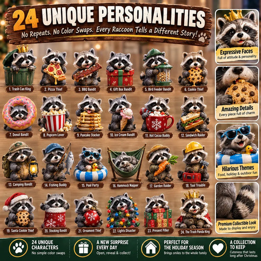 🦝2D Backyard Bandits Advent Calendar – 24 Days of Tiny Trouble