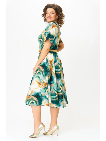 😎💃Új nyári termékek💥[S-5XL]Laza sifon ruha nagy méretben | Kényelmes és légies