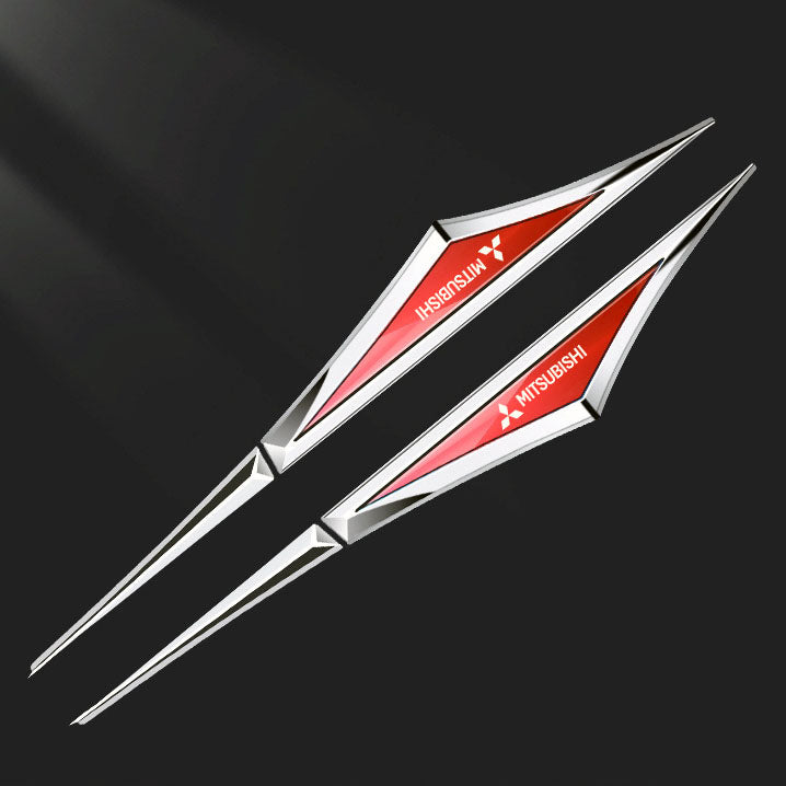 Kreatív horganyzott fém autómatricák✨2 db✨