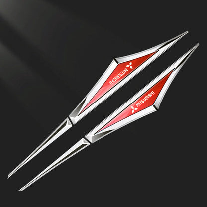 Kreatív horganyzott fém autómatricák✨2 db✨