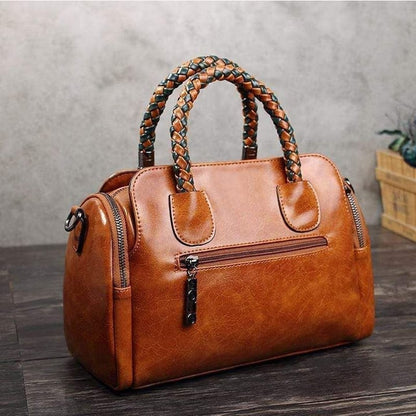 Nagy kapacitású női bőrtáska