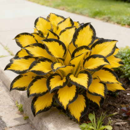 🌌💜 Limitált kiadású Purple Heart hosta – mély, fejedelmi lombozat, csak nálunk!✨🌿