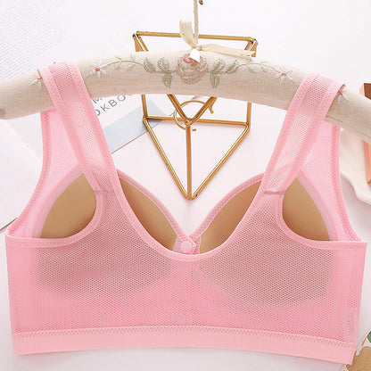 Elöl rögzíthető, légáteresztő, bőrbarát melltartó pamutból【🔥 Vásárlás 1 kap 1 ingyen】