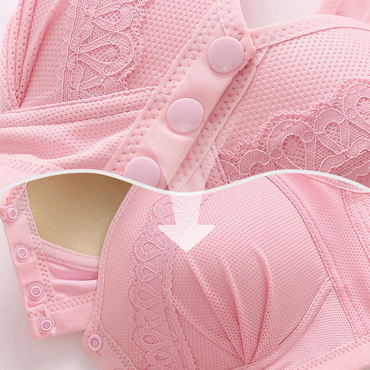 Elöl rögzíthető, légáteresztő, bőrbarát melltartó pamutból【🔥 Vásárlás 1 kap 1 ingyen】